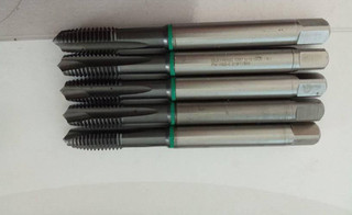 GÜHRING 5 x M10 Grundloch BOHRER gebr.