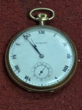 E Howard Pocket Watch Model 1912 Grade Series 7 12S 17J Gold Filled TOMBSTONE