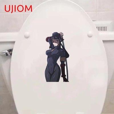 UJIOM Swordsman Eye Catching Waifu Wall Sticker Exquisite Eye Catching Charming 