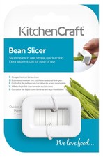 Image of Kitchencraft Wide Bean Slicer - Wide Mouth Traditional Runner Bean Slicer