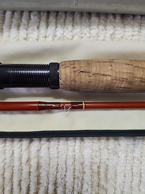 Vtg H.L. Leonard Fly Rod Fiberglass LF76 7'6