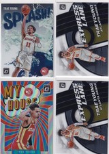 LOT (4) TRAE YOUNG WASHINGTON WIZARDS OPTIC SPLASH! MY HOUSE BASKETBALL NBA - 63