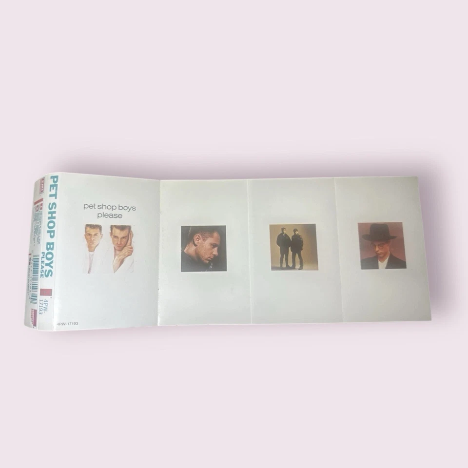 PET SHOP BOYS Please Cassette Tape 1986 EMI America Synthpop New Wave Vintage Foto 2 de 4