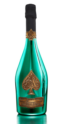 (521,47 /l) Armand de Brignac Brut Green in Samtbeutel limited Edition Champagne