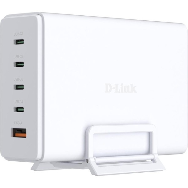 D-link DCF-241/E 140W Gan Charger Netzteil USB-C USB-A LadegeräT Schwarz-image