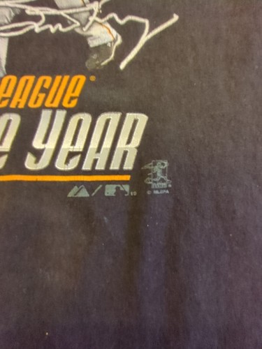 2010 Rookie Of The Year - Buster Posey San Francisco Giants T-Shirt Size Large - Picture 7 of 8