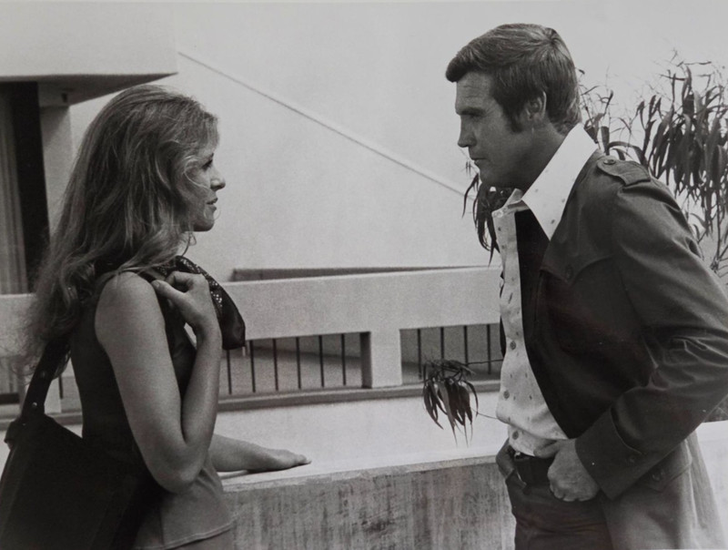 ABC Vintage Original BW 8x10 Press Photo Lindsay Wagner Lee Majors Bionic Woman 
