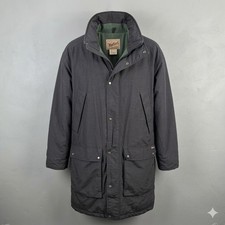 Woolrich Arctic Parka Uomo Grande Nero Isolato Resistente Cappotto con Cappuccio Esterno