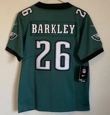 YOUTH PHILADELPHIA EAGLES Saquon Barkley #26 Stitched Jersey SZ Small (8) NWT  