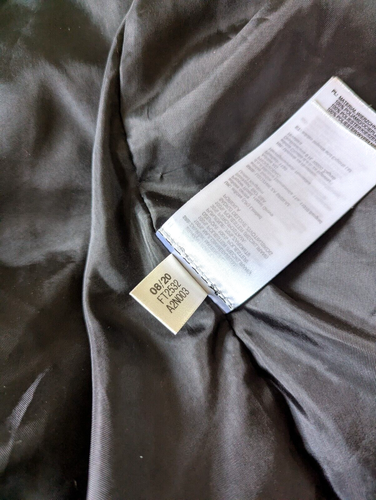 Adidas Women's Size Medium Glam On Puffer Down Cropped Jacket Black - No Scarf - Picture 6 of 13