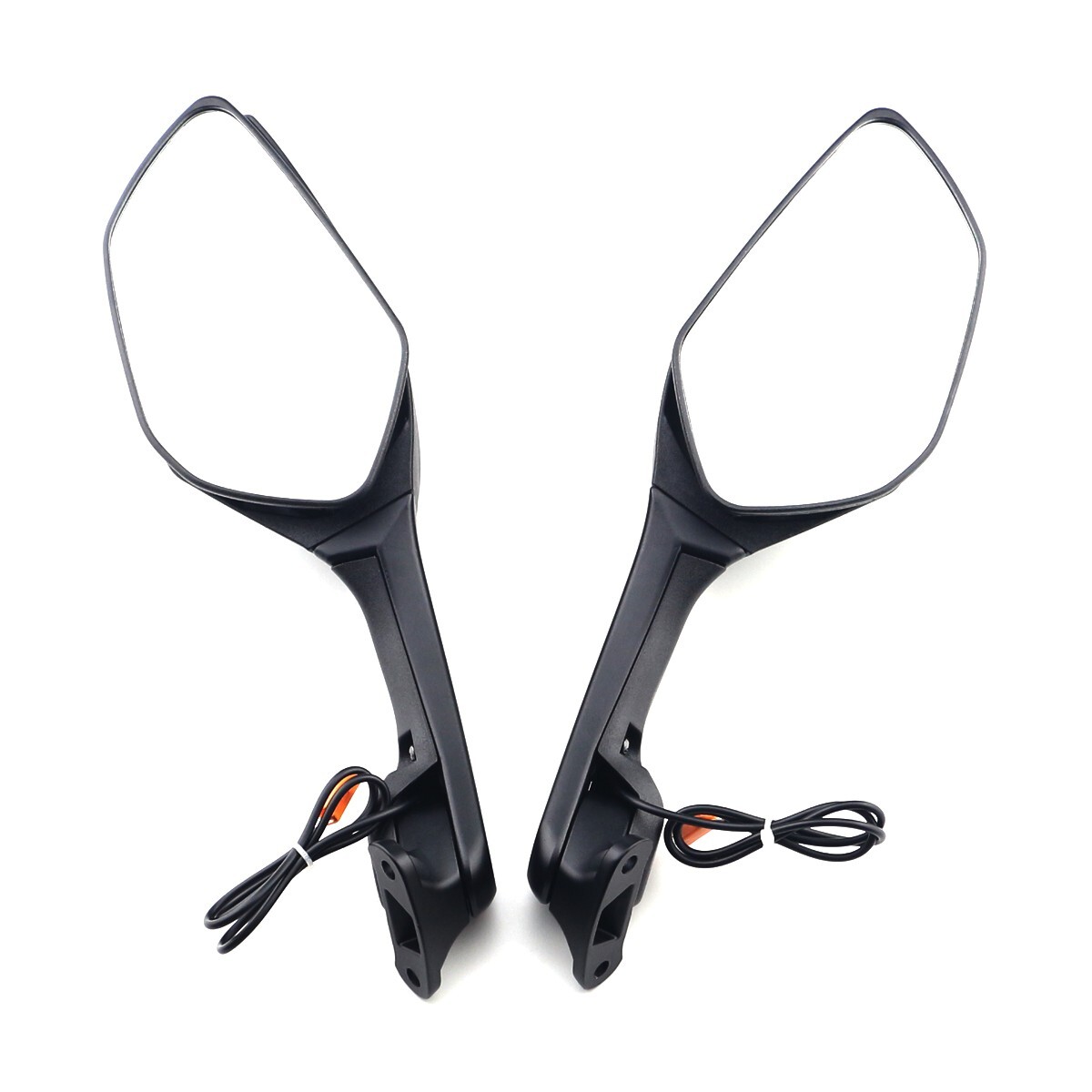 Rearview Mirrors & Turn Signal LED For Kawasaki Ninja ZX6R ZX636
