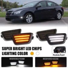 2PCS LED Side Marker Lights Front Bumper Signal Lamps For 2011-2015 Chevy Cruze