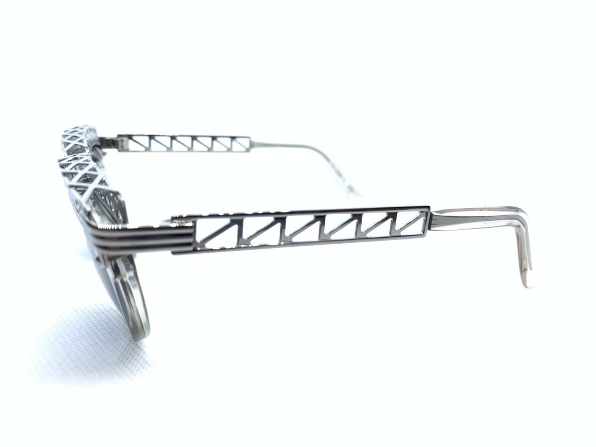 NEW Vintage Jean Paul Gaultier Sunglasses 56-0271 EIFFEL TOWER Silver Frame image 4