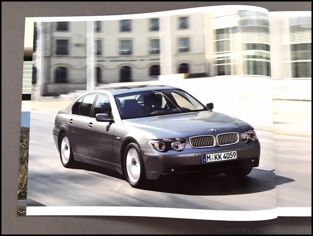2005 BMW 745i 745Li 760i 760Li 110-page Car Sales Brochure Catalog - 7-Series - Imagem 3 de 4