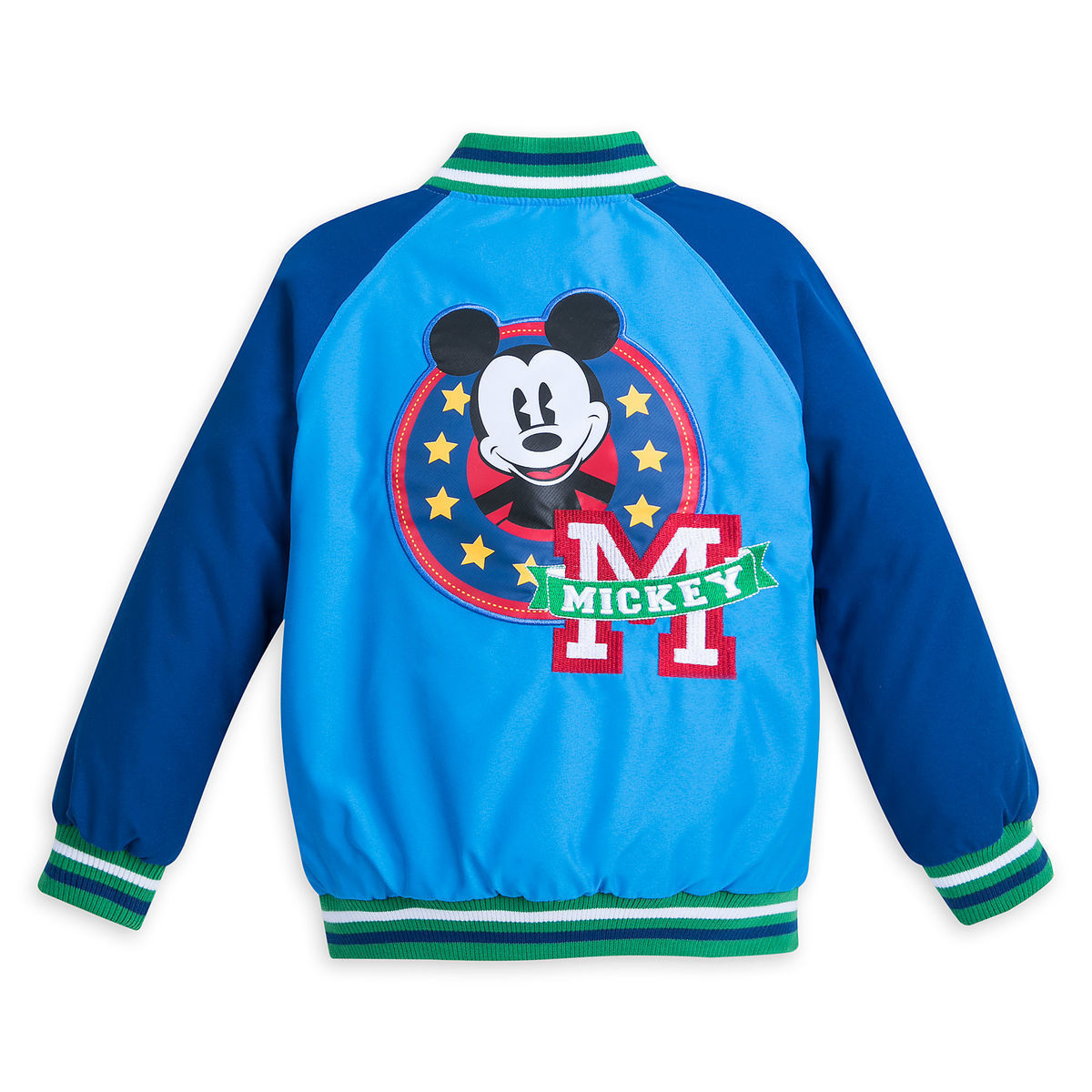 Disney Store Mickey Mouse Boys Varsity Jacket Lightweight Spring Coat ...