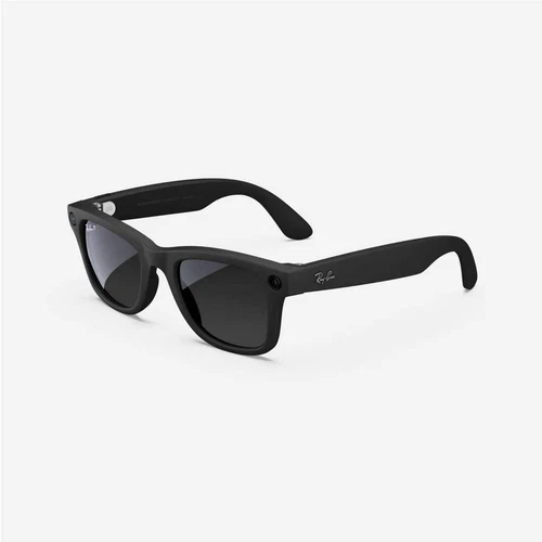 Ray-Ban Meta Wayfarer reacondicionadas (1.ª generación), negro mate / lentes pol