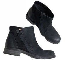 earth vintage leather ankle boots jordan