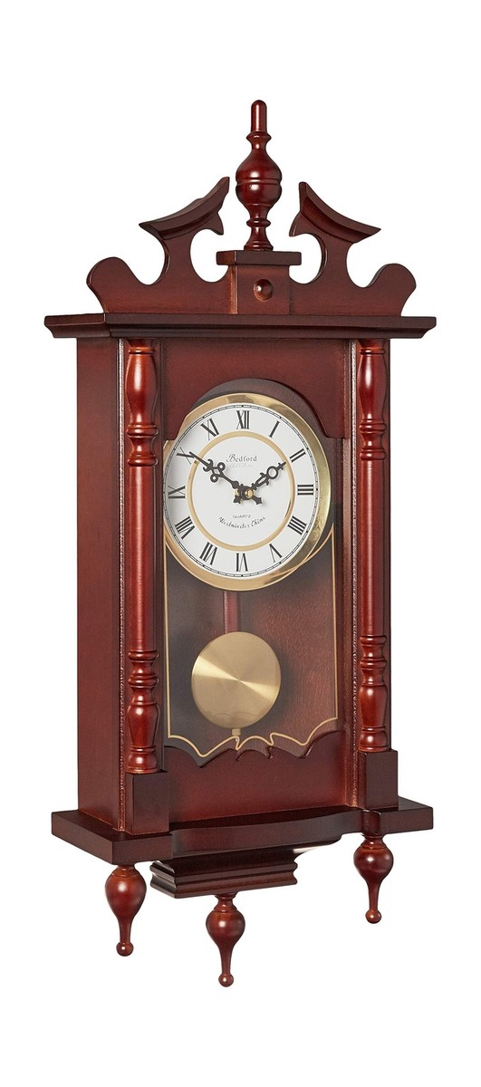 Bedford Clock Collection 31 31in Wall Clock, Cherry Oak | eBay