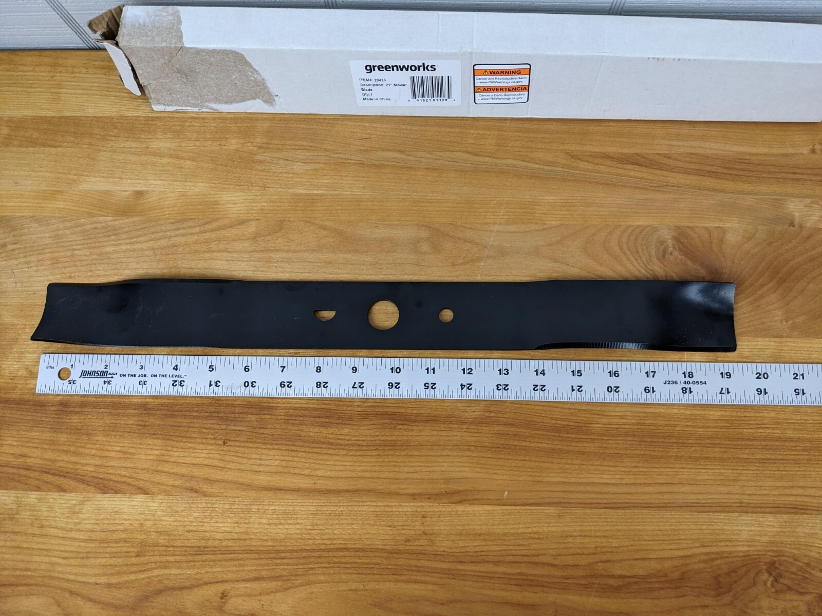 GreenWorks 29423 21Inch Durable Replacement Lawn Mower Blade eBay