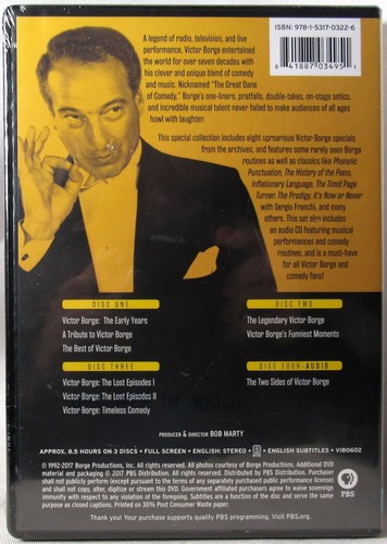 THE VERY BEST OF VICTOR BORGE: Volume 2 (3 DVD + Audio CD) >NEW< - Picture 2 of 5