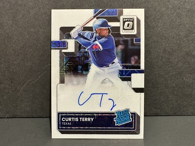 2022 Donruss Optic Curtis Terry White Mojo Prizm Rated Rookie Auto RRS-CT /99!