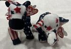 Lefty And Righty Beanie Babies With Tags Donkey & Elephant Plush Star & Stripes