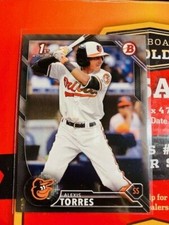 V85 2016 Bowman Silver Paper Alexis Torres /499 Baltimore Orioles