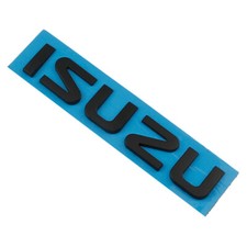 ABS Chrome/Black/Red ISUZU Letter Car Side Rear Trunk Emblem Sticker Badge Decal
