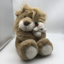 Commonwealth The Lion and the Lamb Christmas Plush
