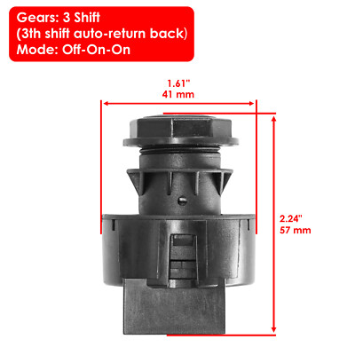 Interruptor De Llave De Encendido 3 Posiciones Y 4 Pines Para Ca-A Outland 400 Max (2003-2008), Outland 330 (2004-2005) Y Rally 200 (2003-2004) | Reemplazo OEM 710007867