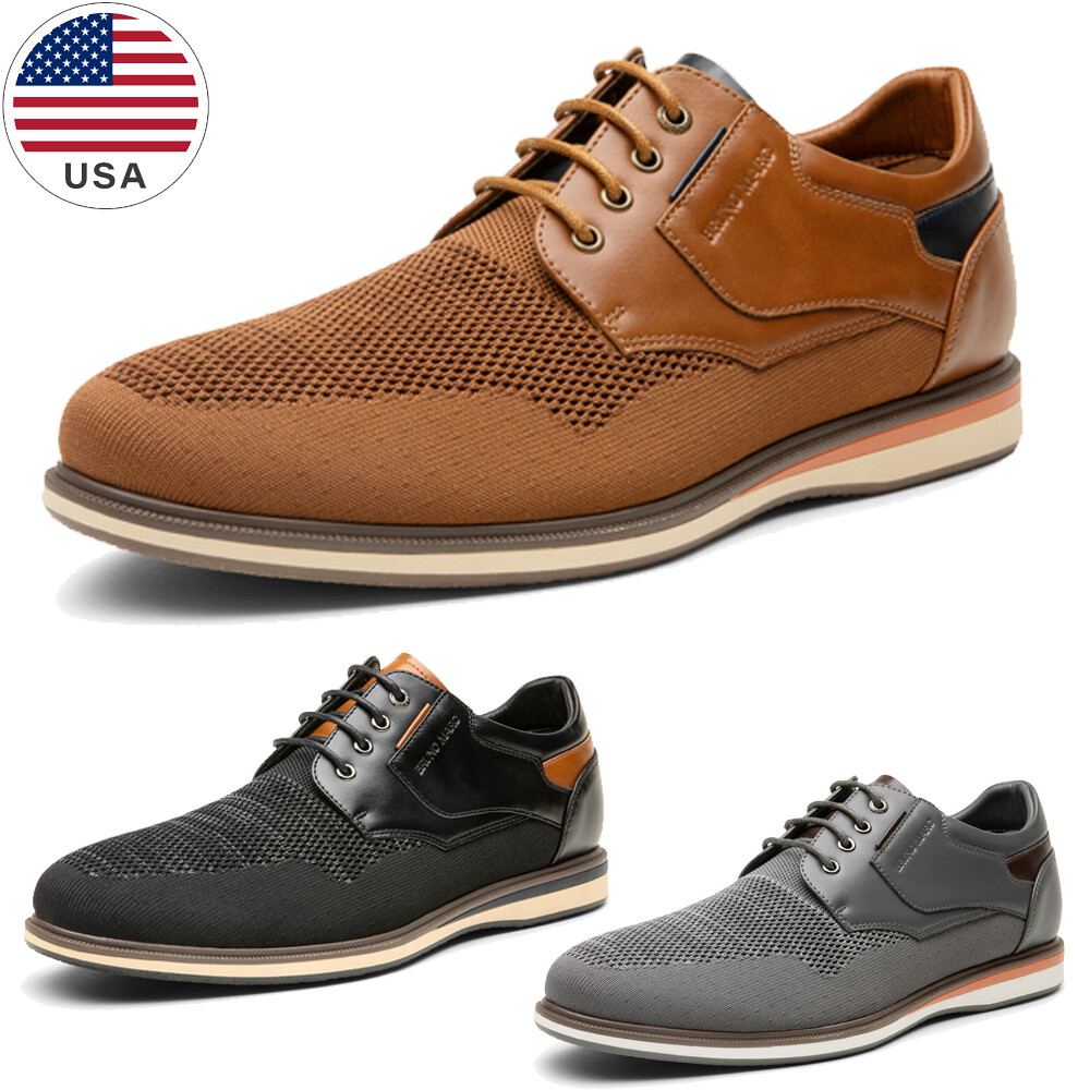 Men's Casual Dress Shoes Breathable Comfortable Knitted Men's Casual Dress Shoes Breathable Comfortable Knitted