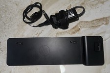 HP 2013 Ultraslim Docking Station D9Y32AA ABA w/65w HP AC Adapter - TESTED