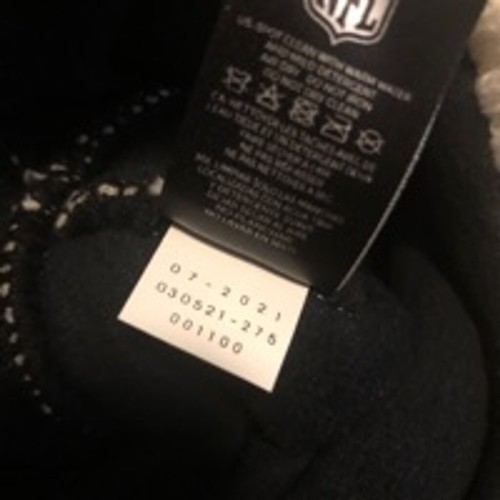 Las Vegas Raiders '47 Driftway Cuffed Knit with Pom. Officially Licensed Gear - Picture 6 of 6