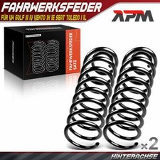 2x Federn Fahrwerksfeder Hinten für VW Golf III IV Vento 1H 1E Seat Toledo I 1L