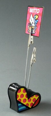 ROMERO BRITTO Name Card Holder / Kartenhalter Heart / Herz - 339112