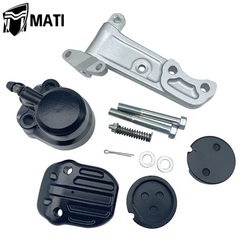 Front Brake Caliper &Holder Assembly w/Pads Honda CB360 CB400F CB450