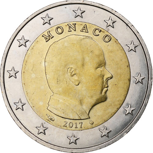 [#1281892] Monaco, Albert II, 2 Euro, 2017, Monnaie de Paris, Bi-metallico, SPL- - Foto 1 di 2