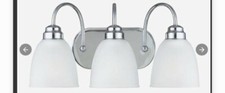 Project Source Wynfield 3-Light Chrome Tradit...