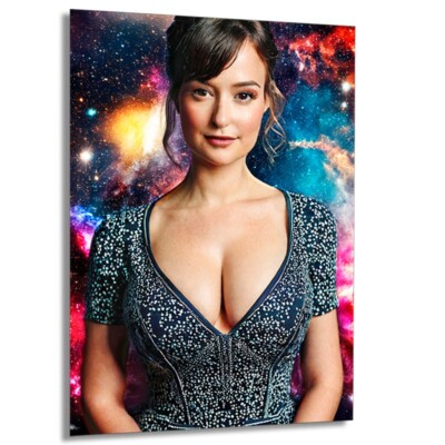 MILANA VAYNTRUB Actress Model Diva Belles ACEO Art Print Card by RoStar #7/7