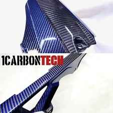CARBON FIBER BLUE HYBRID CHAIN COVER & HUGGER  07-08-2007-2008 SUZUKI GSXR 1000