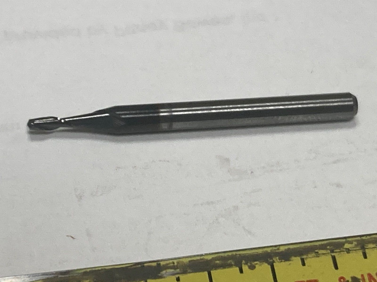 Harvey 72062-C4, 1/16'' 2FL Carbide Square End Mill, .186'' LOC