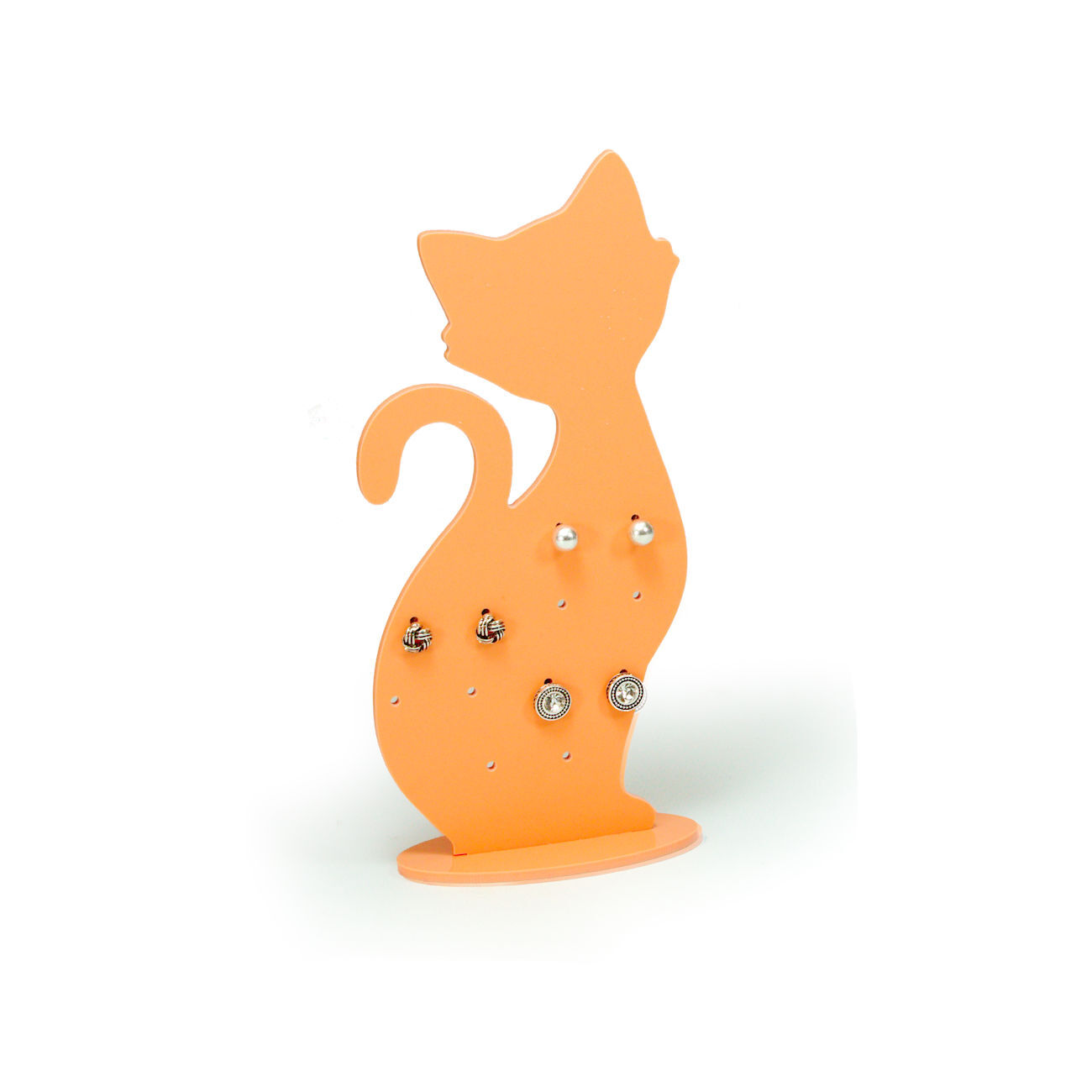 Cat Earring Holder Display Stand Acrylic Stud Jewellery Rack eBay