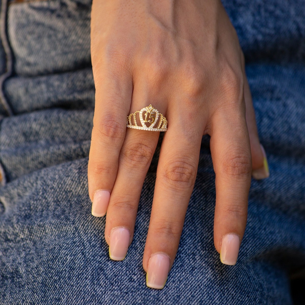 14k 15 year old rings