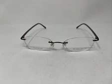 MARCHON AIRLOCK TITANIUM 770/33 040 50/21/140 RED BROWN RIMLESS EYEGLASSES JL43