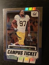 Cameron Jordan 2021 Panini Contenders Draft Picks Campus Ticket #86 Silver Foil