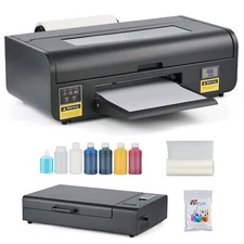 CREWORKS L1800 A3 DTF Printer Direct to Film Printer with Oven Film Roll & Inks