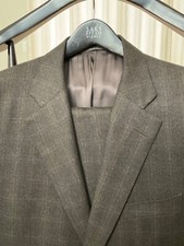 Men's Ermenegildo Zegna Plaid Suit, Euro Sz 54 Regular US Sz 43 - 44 