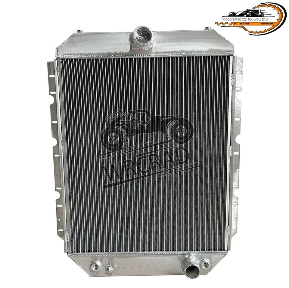 Radiador de aluminio apto para cosechadora internacional 2300 3000 3600 3800 4900 #493367C2 Foto 3 de 4