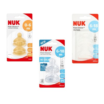 First Choice Nuk Teats Size NUK First Choice+ Teats For Baby