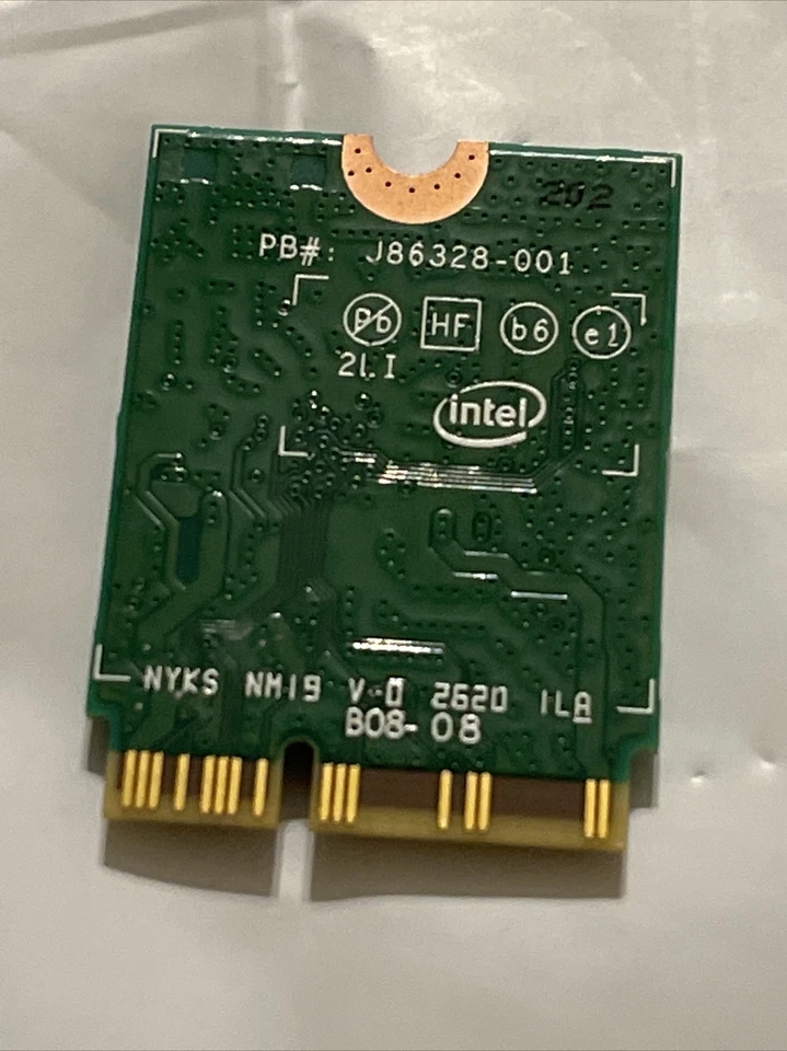 Genuine Intel Killer 1650i Wireless Wi-Fi 6 Bluetooth 5 AX201NGW ND6M1 0ND6M1 - Image 4 of 4